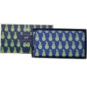 Wholesale - *OUTSIDE OF CA* LRG PEAR PRINT ZIPPER WALLET IN GIFT BOX, UPC: 4890808256831